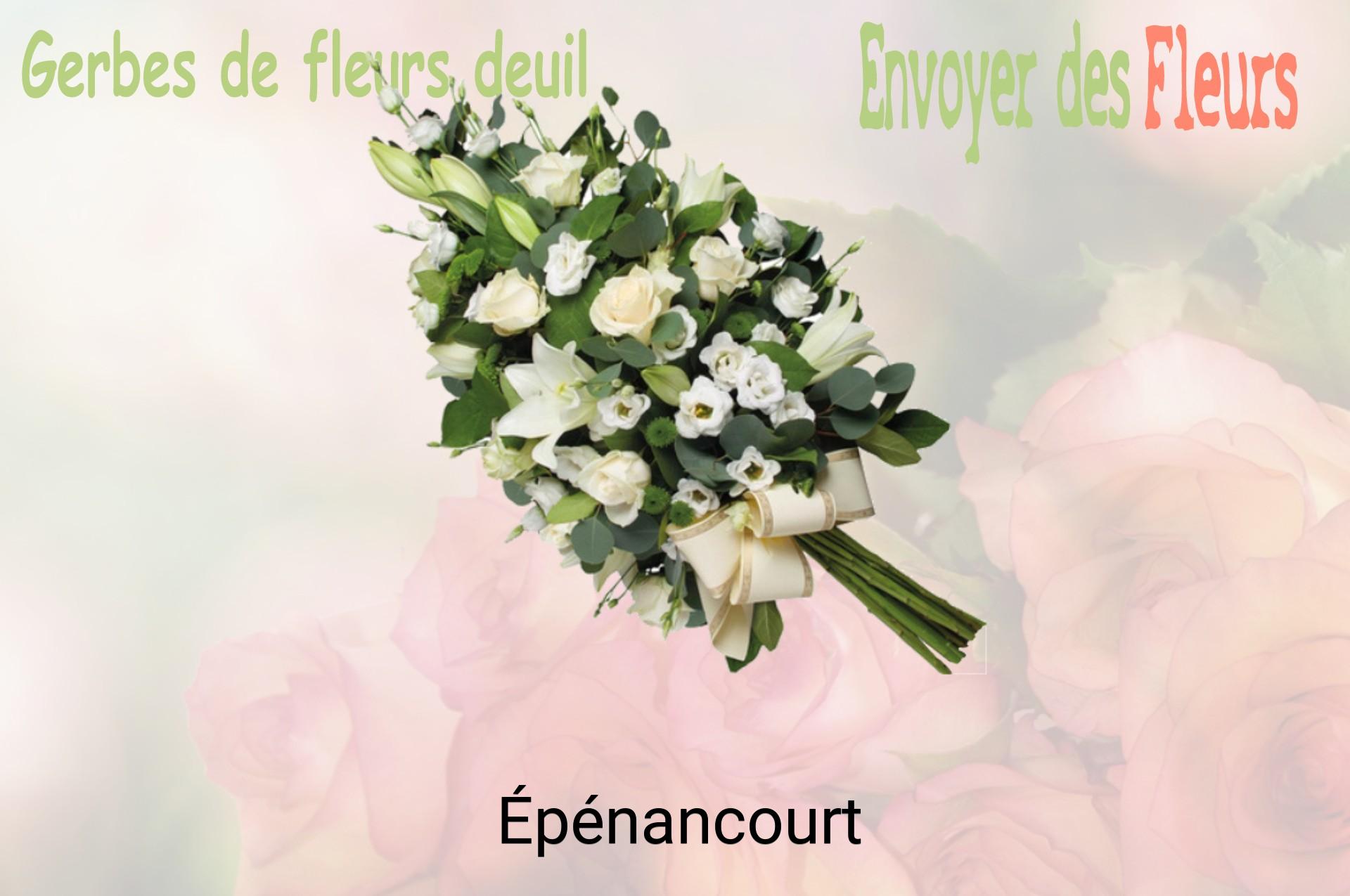 Gerbe de fleurs de deuil livrée à Épénancourt